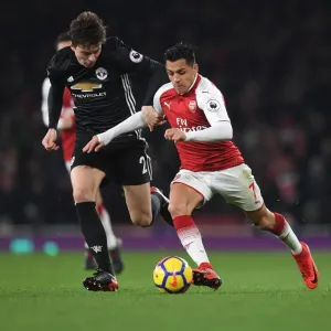 Clash of Stars: Sanchez vs. Lindelof - Arsenal vs. Manchester United, Premier League 2017-18 Clash of Stars: Sanchez vs. Lindelof - Arsenal vs. Manchester United, Premier League 2017-18