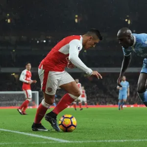 Clash of Stars: Sanchez vs. Martins Indi - Arsenal v Stoke City, Premier League Clash of Stars: Sanchez vs. Martins Indi - Arsenal v Stoke City, Premier League