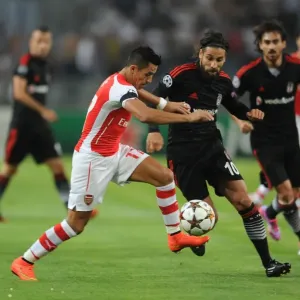 Clash of Stars: Sanchez vs. Sahan in Arsenal's UEFA Champions League Battle against Besiktas Clash of Stars: Sanchez vs. Sahan in Arsenal's UEFA Champions League Battle against Besiktas