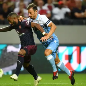 Clash in Stockholm: Alex Lacazette vs Stefan Radu - Arsenal vs SS Lazio Pre-Season Friendly Clash in Stockholm: Alex Lacazette vs Stefan Radu - Arsenal vs SS Lazio Pre-Season Friendly