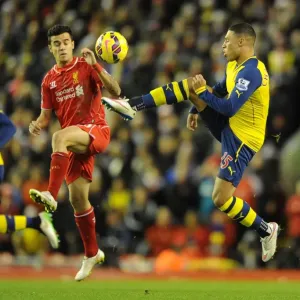 Clash of Talents: Oxlade-Chamberlain vs. Coutinho - Liverpool vs. Arsenal, Premier League, 2014 Clash of Talents: Oxlade-Chamberlain vs. Coutinho - Liverpool vs. Arsenal, Premier League, 2014