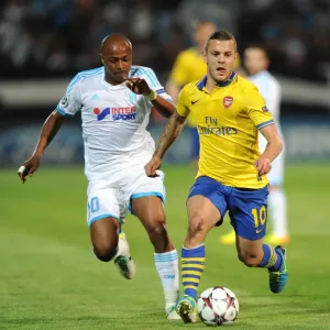 Clash of Talents: Wilshere vs. Ayew - Marseille vs. Arsenal, UEFA Champions League, 2013 Clash of Talents: Wilshere vs. Ayew - Marseille vs. Arsenal, UEFA Champions League, 2013
