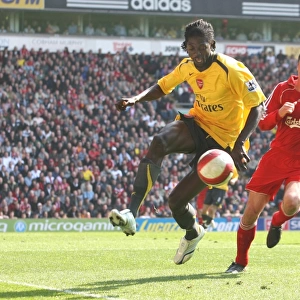 Clash of Titans: Adebayor vs. Carragher in Liverpool's 4-1 Victory over Arsenal, 2007