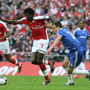 Clash of Titans: Adebayor vs. Terry in the FA Cup Semi-Final Showdown - Arsenal 1:2 Chelsea, Wembley Stadium, London, 18/4/2009 Clash of Titans: Adebayor vs. Terry in the FA Cup Semi-Final Showdown - Arsenal 1:2 Chelsea, Wembley Stadium, London, 18/4/2009