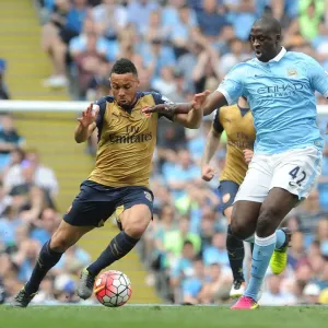 Clash of Titans: Coquelin vs. Toure - Premier League Showdown, Manchester City vs. Arsenal (2015-16) Clash of Titans: Coquelin vs. Toure - Premier League Showdown, Manchester City vs. Arsenal (2015-16)