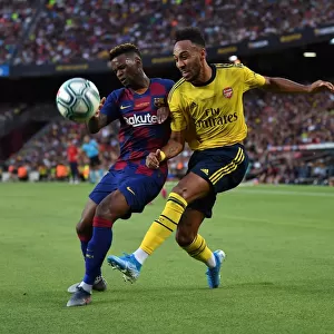Clash of Titans: FC Barcelona vs. Arsenal - Aubameyang vs. Semedo