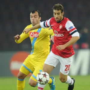 Clash of Titans: Flamini vs. Pandev - Napoli vs. Arsenal, UEFA Champions League, 2013 Clash of Titans: Flamini vs. Pandev - Napoli vs. Arsenal, UEFA Champions League, 2013