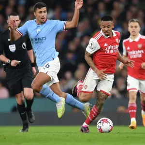 Clash of the Titans: Gabriel Jesus vs. Rodri - Manchester City vs. Arsenal FC, Premier League 2022-23: A Battle of Midfield Masters Clash of the Titans: Gabriel Jesus vs. Rodri - Manchester City vs. Arsenal FC, Premier League 2022-23: A Battle of Midfield Masters