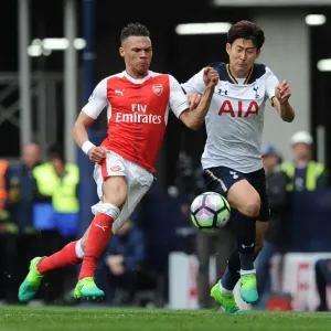 Clash of Titans: Gibbs vs. Son in the Battle of North London (Tottenham Hotspur v Arsenal, 2016-17) Clash of Titans: Gibbs vs. Son in the Battle of North London (Tottenham Hotspur v Arsenal, 2016-17)