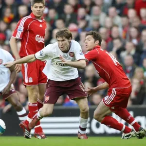 Clash of Titans: Hleb vs Alonso, Gerrard - Liverpool vs Arsenal, 2007-08 Premier League Clash of Titans: Hleb vs Alonso, Gerrard - Liverpool vs Arsenal, 2007-08 Premier League