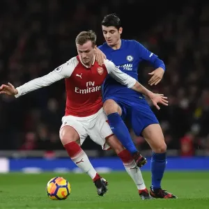 Clash of Titans: Holding vs Morata - Arsenal vs Chelsea Showdown (2017-18)