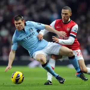 Clash of Titans: Kieran Gibbs vs. James Milner - Arsenal vs. Manchester City, Premier League, 2012-13 Clash of Titans: Kieran Gibbs vs. James Milner - Arsenal vs. Manchester City, Premier League, 2012-13