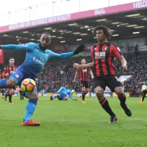 Clash of Titans: Lacazette vs Ake in AFC Bournemouth vs Arsenal Premier League Showdown Clash of Titans: Lacazette vs Ake in AFC Bournemouth vs Arsenal Premier League Showdown