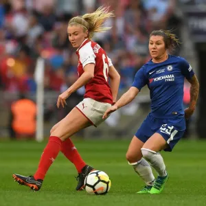 Clash of Titans: Leah Williamson vs. Ramona Bachmann - Arsenal Women vs. Chelsea Ladies FA Cup Final Clash of Titans: Leah Williamson vs. Ramona Bachmann - Arsenal Women vs. Chelsea Ladies FA Cup Final