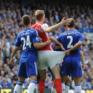 Clash of Titans: Mertesacker vs. Cahill & Ivanovic - Chelsea vs. Arsenal, Premier League 2014-15