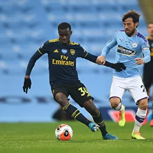 Clash of Titans: Nketiah vs. Silva - Manchester City vs. Arsenal, Premier League 2019-2020: A Battle of Skills and Determination