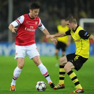 Clash of Titans: Olivier Giroud vs. Sven Bender - Borussia Dortmund vs. Arsenal, UEFA Champions League (2013)