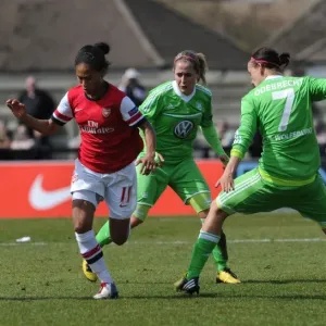A Clash of Titans: Rachel Yankey vs. Nadine Kessler, Anna Blasse, and Viola Odebrecht in the UEFA Women's Champions League Semi-Final