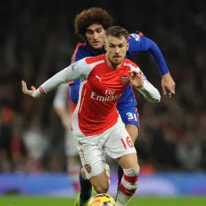 Clash of the Titans: Ramsey vs. Fellaini - Arsenal vs. Manchester United Midfield Battle (2014-15) Clash of the Titans: Ramsey vs. Fellaini - Arsenal vs. Manchester United Midfield Battle (2014-15)