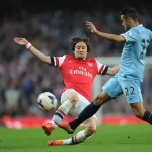 Clash of Titans: Rosicky vs. Clichy - Arsenal vs. Manchester City, Premier League, 2014