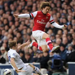 Clash of Titans: Rosicky vs. Dawson - A Football Battle at White Hart Lane (2012-13)