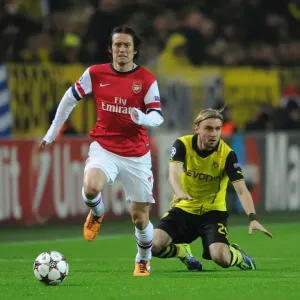 Clash of Titans: Rosicky vs. Schmelzer - Borussia Dortmund vs. Arsenal, UEFA Champions League, 2013
