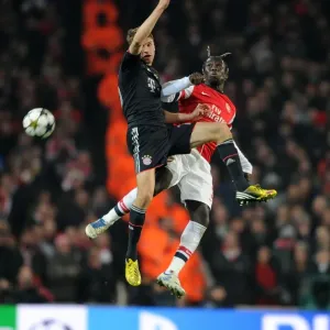 Clash of Titans: Sagna vs Muller in Arsenal vs Bayern Munich UEFA Champions League Showdown
