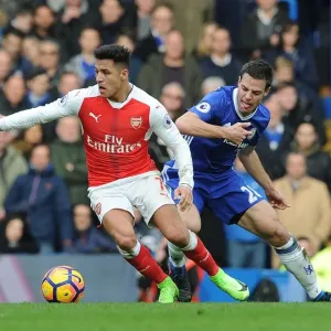 Clash of Titans: Sanchez vs Azpilicueta - Premier League Showdown (Chelsea vs Arsenal 2016-17)