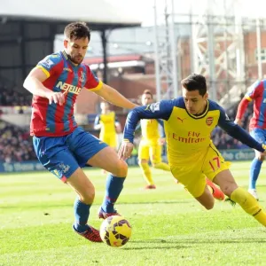 Clash of Titans: Sanchez vs Dann - Crystal Palace vs Arsenal, Premier League 2015 Clash of Titans: Sanchez vs Dann - Crystal Palace vs Arsenal, Premier League 2015