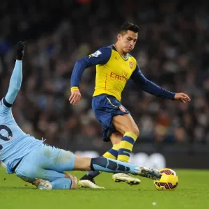 Clash of Titans: Sanchez vs. Demichelis - A Football Rivalry in the Premier League 2014-15