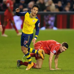 Clash of Titans: Sanchez vs. Gerrard - Liverpool vs. Arsenal, Premier League, 2014 Clash of Titans: Sanchez vs. Gerrard - Liverpool vs. Arsenal, Premier League, 2014