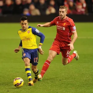 Clash of Titans: Sanchez vs. Henderson - Liverpool vs. Arsenal, Premier League, 2014 Clash of Titans: Sanchez vs. Henderson - Liverpool vs. Arsenal, Premier League, 2014