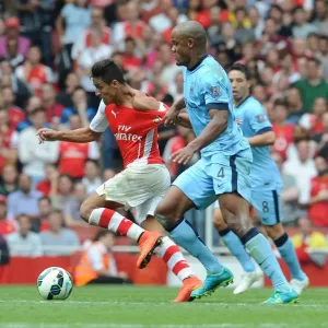 Clash of Titans: Sanchez vs. Kompany - Arsenal vs. Manchester City, Premier League, 2014