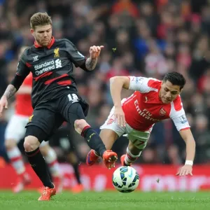 Clash of Titans: Sanchez vs. Moreno - Arsenal vs. Liverpool, Premier League 2014-15: A Battle of Wits and Skills