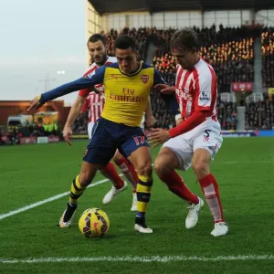 Clash of Titans: Sanchez vs Pieters-Muniesa at Stoke City vs Arsenal (2014-15) Clash of Titans: Sanchez vs Pieters-Muniesa at Stoke City vs Arsenal (2014-15)