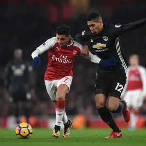 Clash of Titans: Sanchez vs Smalling - Arsenal vs Manchester United, Premier League 2017-18 Clash of Titans: Sanchez vs Smalling - Arsenal vs Manchester United, Premier League 2017-18