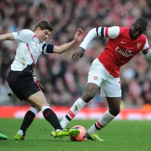 Clash of Titans: Sanogo vs. Gerrard - Arsenal vs. Liverpool, FA Cup 2013-14 Clash of Titans: Sanogo vs. Gerrard - Arsenal vs. Liverpool, FA Cup 2013-14