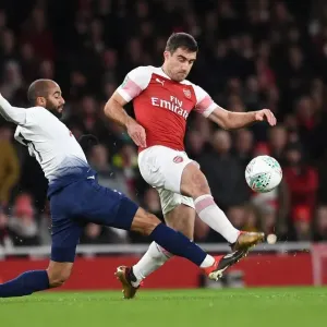 Clash of Titans: Sokratis vs. Lucas Moura - Arsenal vs. Tottenham Carabao Cup Showdown Clash of Titans: Sokratis vs. Lucas Moura - Arsenal vs. Tottenham Carabao Cup Showdown