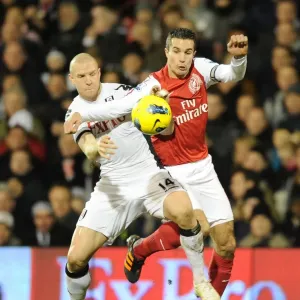 Clash of Titans: Van Persie vs. Senderos - Fulham vs. Arsenal, Premier League 2011-12