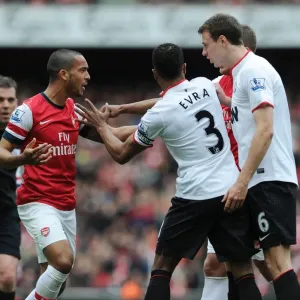 Clash of Titans: Walcott vs. Evra - Arsenal vs. Manchester United (2012-13) Clash of Titans: Walcott vs. Evra - Arsenal vs. Manchester United (2012-13)