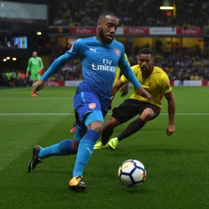 Clash at Vicarage Road: Lacazette vs. Mariappa - Watford vs. Arsenal, Premier League 2017-18 Clash at Vicarage Road: Lacazette vs. Mariappa - Watford vs. Arsenal, Premier League 2017-18
