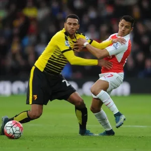 Clash at Vicarage Road: Sanchez Fouls by Capoue (Watford vs. Arsenal, 2015/16) - Alexis Sanchez Fouled by Etienne Capoue