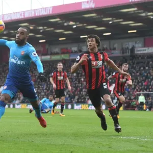 Clash at Vitality: Lacazette vs Ake in AFC Bournemouth vs Arsenal Clash at Vitality: Lacazette vs Ake in AFC Bournemouth vs Arsenal