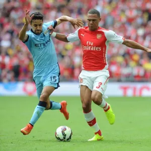 Clash at Wembley: Gibbs vs. Navas - Arsenal vs. Manchester City, FA Community Shield 2014/15 Clash at Wembley: Gibbs vs. Navas - Arsenal vs. Manchester City, FA Community Shield 2014/15