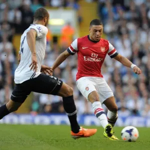 Clash at White Hart Lane: Oxlade-Chamberlain vs. Kaboul Clash at White Hart Lane: Oxlade-Chamberlain vs. Kaboul