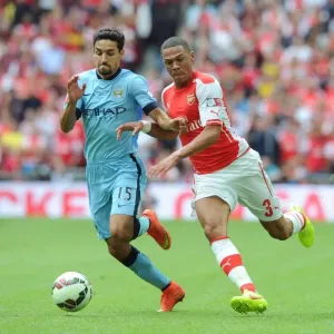 Clash of Wings: Gibbs vs Navas - Arsenal vs Manchester City FA Community Shield 2014 Clash of Wings: Gibbs vs Navas - Arsenal vs Manchester City FA Community Shield 2014