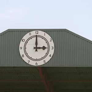 The Clock. Arsenal 2: 0 Newcastle United. FA Premier League