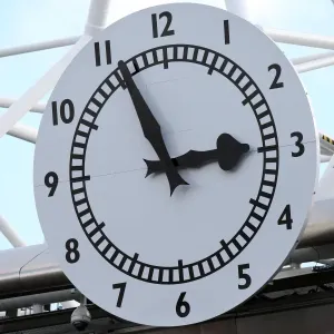 The Clock. Arsenal 2: 3 West Bromwich Albion, Barclays Premier League. Emirates Stadium