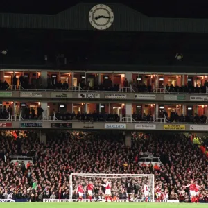 The Clock End. Arsenal 2: 4 Manchester United. FA Barclays Premiership