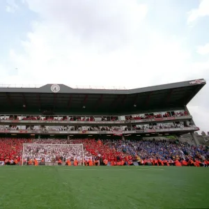 The Clock End. Arsenal 4: 2 Wigan Athletic